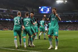 Wed 17 apr 2019, 22:00. Champions League Thriller Spurs Lose 4 3 At Manchester City But Knock Favourites Out On Away Goals Abc News