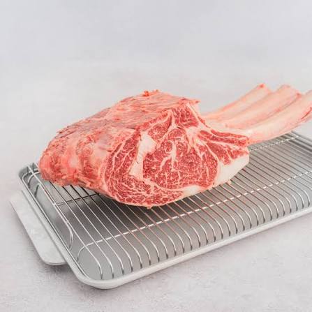 Wagyu 4-Bone Tomahawk Roast, Gold Grade, Richly Marbled, Snake River Farms