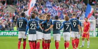Les buts tricolores ont été inscrits par tolisso et griezmann en première période. France Andorre Les Bleus S Imposent Largement Le Point