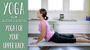 Supta baddha konasana with block. Yoga For Upper Back Pain Yoga With Adriene Youtube