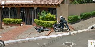 Google Street View Brasil Shows A Couple Of Crooks Being Arrested Google Street View Street View Maps Street View