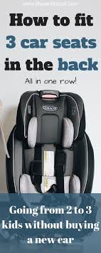 Narrow Car Seats How To Fit 3 Across In A Car With Graco Blue And Hazel Baby Car Seats Car Seats Trendy Baby Gear