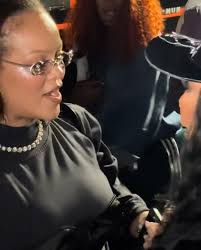 Rihanna in her element., Spotted at the Monica & Brandy concert in LA,  living every note, every vibe, every moment.🎤✨, The queen supporting  queens.👑🤎