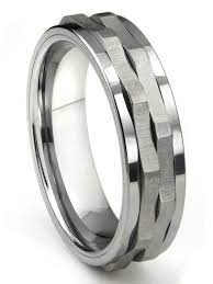 For the strong silent type: Titanium Kay Titanium Kay Tungsten Carbide Spinning Comfort Fit Mens Wedding Band Ring Sz 9 0 Walmart Com Walmart Com