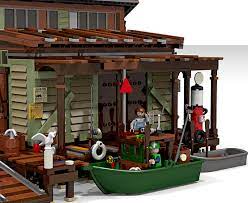 Boat Repair Shop Brick Design Design Lego City