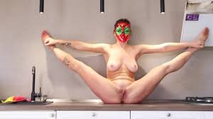 GymRotic.com | Naked contortion in zentai