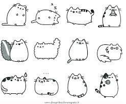 Disegno Pusheen 21 Personaggio Cartone Animato Da Colorare