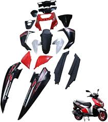 Ultra Full Fiber Body Kit For Ntorq 125cc Race Edition Red