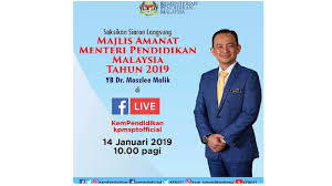Halaman berikut berisi daftar orang yang pernah menjabat sebagai menteri pendidikan dan kebudayaan indonesia. Live Streaming Majlis Amanat Yb Menteri Pendidikan Tahun 2019 Pendidik2u