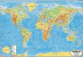 Buy World Map Physical 100 X 70 Cm Book Online At Low