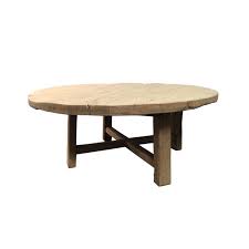 Round solid reclaimed wood coffee table for home bar coffee shop living room 28 x 15 (diam. Reclaimed Round Coffee Table 120x120x45 House Garden