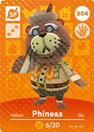 Phineas Animal Crossing Cards Series 4 Amiibo Card Amiibo Life The Unofficial Amiibo Database