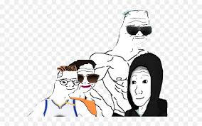 Wojak With Zoomer Boomer Wine Aunt Illustration Hd Png Download Vhv