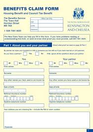 Check spelling or type a new query. Housing Benefit And Council Tax Benefit Claim Form