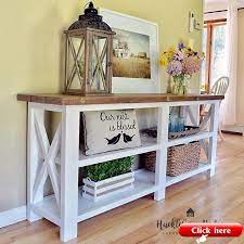 Farmhouse X Console Table 2019 Entryway Diy Farmhouse Console Table Farmhouse Entryway Table Farmhouse Furniture