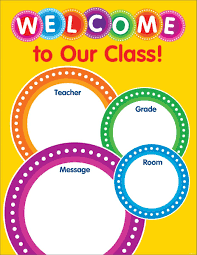 Color Your Classroom Welcome Chart Scholastic