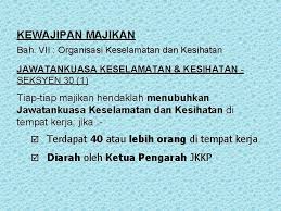 • lindungi orang awam dpd sebarang kemalangan. Akta Keselamatan Kesihatan Pekerjaan 1994 Akta 514 Osha
