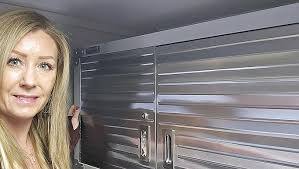 Amazon.com: Seville Classics UltraHD Heavy Duty Mega Solid Steel Metal  2-Door Lockable Stacker Wall Storage, Cabinet Organizer for Garage,  Warehouse, Office, Classroom, Granite, 36" W x 18" D x 18.5" H :