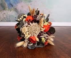 Orange is becoming a popular wedding color. Burnt Orange Wedding Burnt Orange Wedding Bouquet Burnt Orange Wedding Flowers Burnt Orange Sola Flower Bouquet Fall Wedding Bouquet Accessories Weddings Ugaurbanag Com