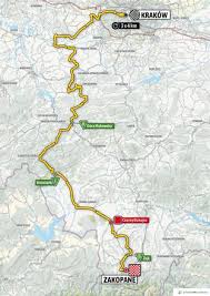 Edycja wyścigu tour de france. Tour De Pologne 2020 Trasa 5 Etapu Zakopane Krakow 9 Sierpnia Mapa Trasa Super Express