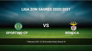 Sporting Cp Vs Benfica H2h 1 Feb 2021 Head To Head Stats Prediction