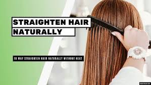 Also, you can mix in six drops each of rosemary oil and sandalwood oil. 10 Way Straighten Hair Naturally Without Heat Bright Freak