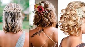 If you have medium length hair that is shoulder length then try this cute hairstyle. 100 Best Wedding Hairstyles Ideas With Breathtaking Braids Curls And Updos Yve Style Com
