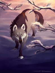 Where are my fellow wolf's rain peeps at anyway here's my baby toboe in his paradise. Anime Wolf Art Cartoon