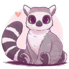 Naomi Lord On Instagram Kawaii Ring Tailed Lemur As Part Of My Kawaii Animal Series Animal Inst Cute Kawaii Animals Cute Animal Drawings Kawaii Kawaii Animals