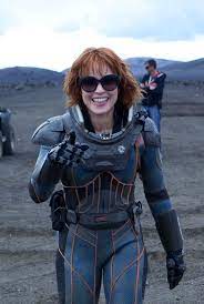 Noomi Rapace On The Set Of Prometheus Noomi Rapace Aliens Movie Sci Fi Films