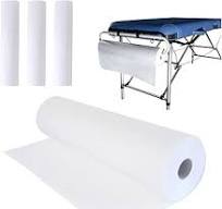 3 Roll Disposable Non-Woven Bed Sheet, 50 Pcs/Roll Massage Table Sheets,  31.5" X 70"Salon Beauty Facial Bed Cover for Massage, Lash, Tattoo Bed, Spa