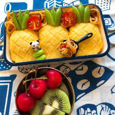 ほしたえさんはinstagramを利用しています 2018 7 4 おはようございます 今日のお弁当 パイナップルオムライス 先週の長男のパイナップルオムライスを見て お兄ちゃんのオムライスいいなぁ と言っていたので 作りますとも おチビの次男にはミニパイナッ