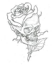 Coloriage dune tete de mort de drapeau pirate stylisee interieur dessin de tete de mort facile. 1001 Modeles Et Conseils Pour Apprendre Comment Dessiner Une Rose Dessin Rose Comment Dessiner Une Rose Comment Dessiner