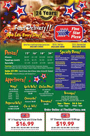 Five Star Pizza Star Pizza Good Pizza Pizza Rate