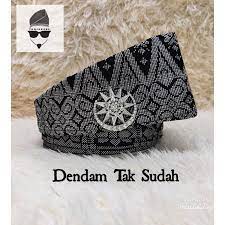 Cara membuat tanjak dendam tak sudah. Tanjak Dendam Tak Sudah Tengkolok Destar Melayu Free Size Boleh Laras Shopee Malaysia