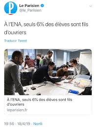 A L Ena Seuls 6 Des Eleves Sont Fils D Ouvriers Oposicion Obrero Hijos