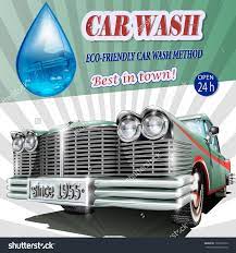 Car Wash Retro Poster Car Wash Retro Poster Car