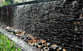 Natural Stone Pool Stacked Stone Veneer Pools Water Feature Wall Waterfall Wall Outdoor Waterfalls