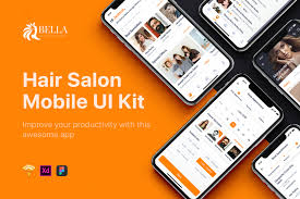 204 quai de la liberté, 84400 apt, france. Bella Hair Salon Ui Kit In Ux Ui Kits On Yellow Images Creative Store