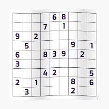 Easy medium hard evil try variations download deluxe. Sudoku Easy Posters Redbubble