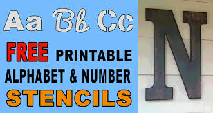 Free printable alphabet and number templates to use for crafts and other alphabet and number learning activities. Letter Stencils Free Printable Number And Alphabet Stencils Free Stencils Printables Free Stencils Printables Templates Letter Stencils