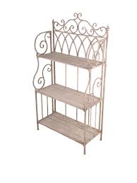Amazon Com Esschert Design Aged Metal 3 Shelf Plant Stand Plant Stands Patio Lawn Garden Iron Decor Garden Shelves Shelves
