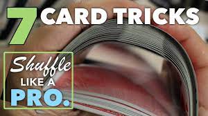 Before you start doing a magic trick with the cards it is always a good idea to show that the cards a re really well mixed. 7 Easy Card Tricks To Shuffle The Cards Like A Pro Youtube