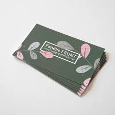 Impression carte de visite au meilleur tarif. Creation De Cartes De Visite Fanelie Front Atelier Mile