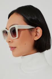 Meringue and Brown Gradient Rhys Sunglasses