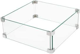 Discover our selection of fireplaces, fire pits, gas logs, and more. Amazon Com Sunbury Glass Wind Guard Fence 14 X 14 Inch Square Fire Table Accessory Shield Garden Outdoor