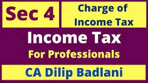 Home taxes in india section 44ad : Sec 4 Income Tax Act Charge Of Income Tax Youtube