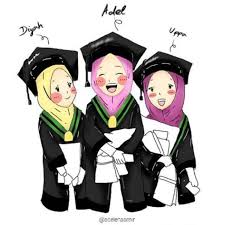 Gambar gokil merupakan salahsatu alat mengundang kita tertawa lepas serta menghilangkan setres yang kalian jalani, dp kocak tidak cuma untuk hiburan tetapi mengumpulkan animasi lucu buat sebagian pengguna medsos ialah kebutuhan populer. Gambar Kartun Muslimah Wisuda