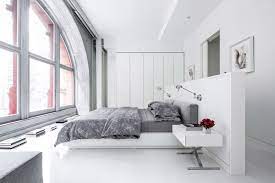 luxury loft in new york bed in middle of room master bedrooms decor home