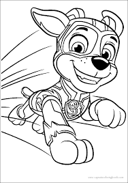 Schalten sie den drucker ein und klicken sie. Ausmalbilder Paw Patrol Mighty Pups Ryder Novocom Top